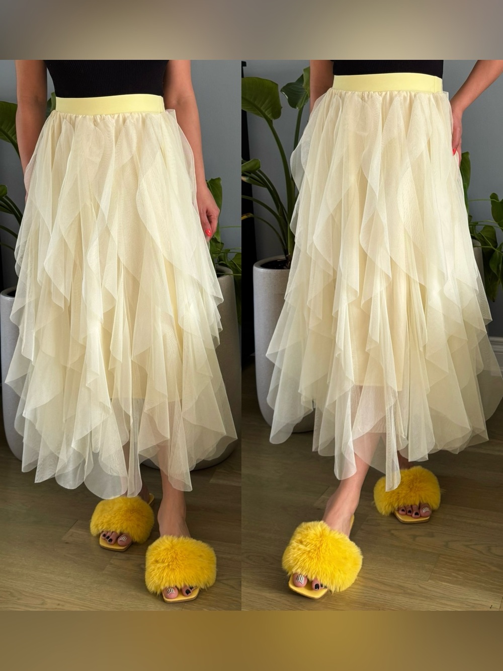Elegant Layered Tulle Skirt